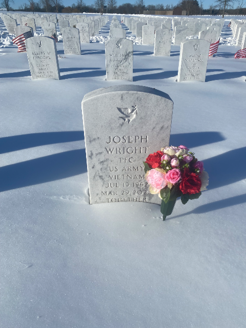 Flower delivery for Joseph Wright