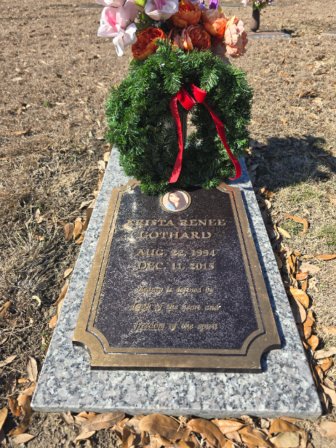 Flower delivery for Krista Renee Gothard