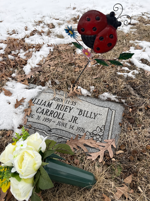 Flower delivery for William Huey Carroll