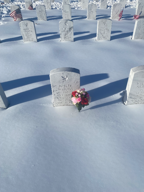 Flower delivery for Joseph Wright