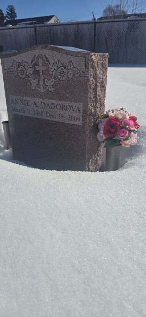 Flower delivery for Annie A. Dagorova