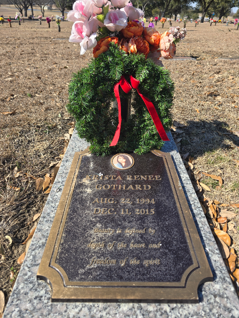 Flower delivery for Krista Renee Gothard