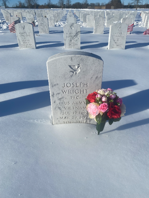 Flower delivery for Joseph Wright