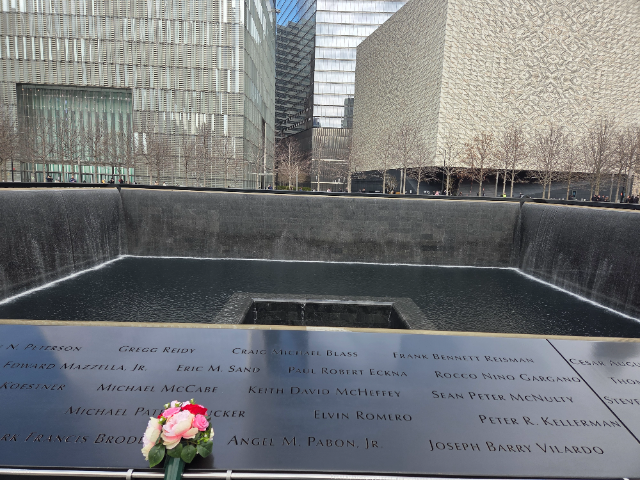 Flower delivery for Angel M. Pabon