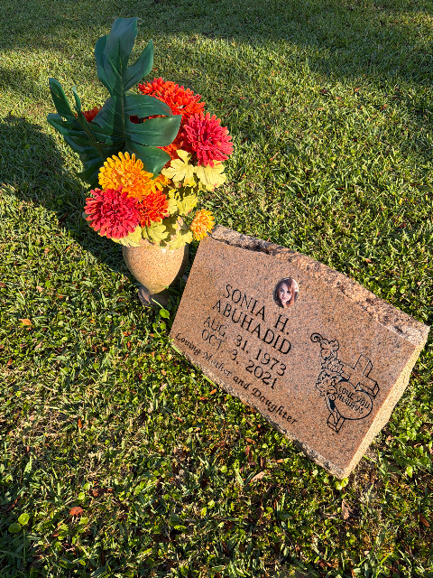 Flower delivery for Sonia H. Abuhadid