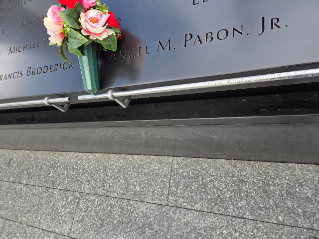 Flower delivery for Angel M. Pabon