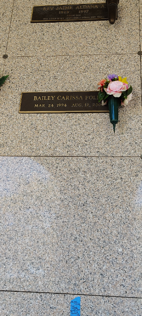 Flower delivery for Bailey Carissa Foley