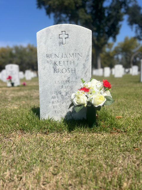 Flower delivery for Benjamin Keith Brosh