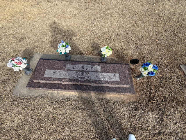 Flower delivery for John Baptiste Berry