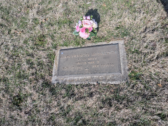 Flower delivery for Jean Lloyd McCulloch