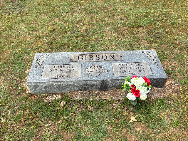 Flowers for Wanda Lee Gibson