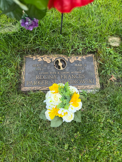 Flower delivery for Regina Frances Parker-Slawnikowski