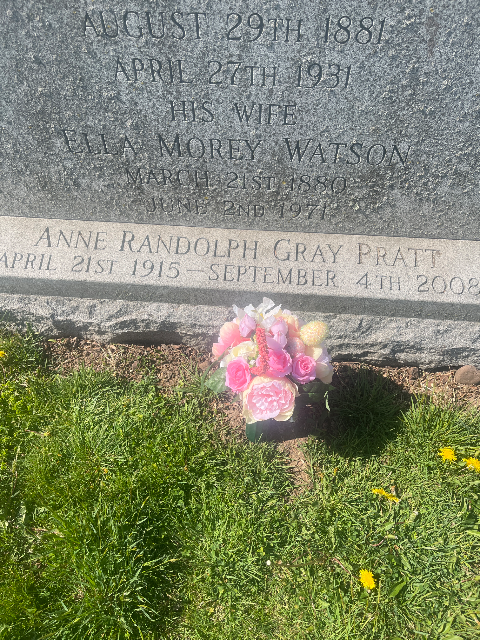 Flower delivery for Anne Gray Pratt