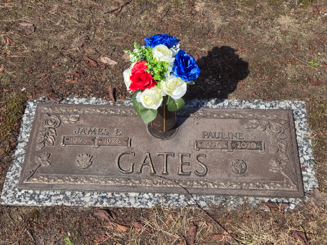 Flower delivery for James E. Gates