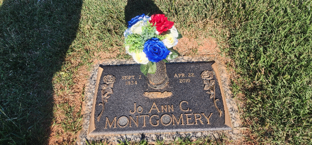 Flower delivery for Mary JoAnn Montgomery