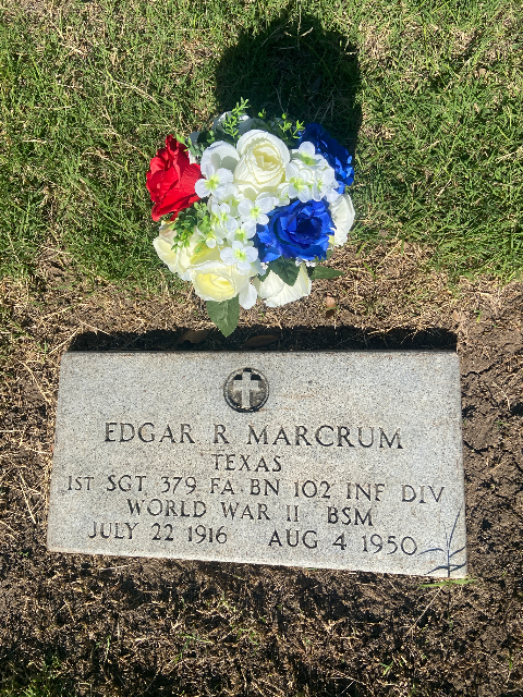 Flower delivery for Edgar Ray Marcrum