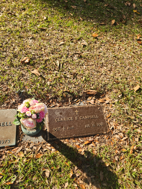 Flower delivery for Clarice Ellen Gibson Campbell