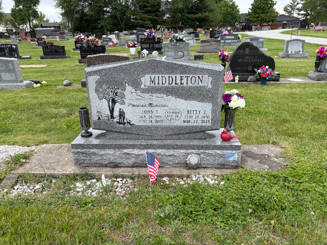 Flower delivery for Betty Jo Middleton