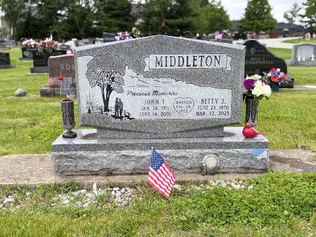 Flower delivery for Betty Jo Middleton