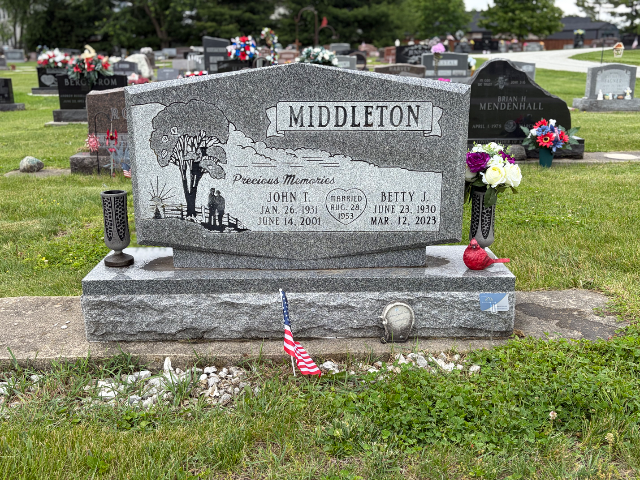Flower delivery for Betty Jo Middleton