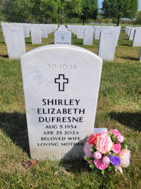 Flower delivery for Shirley Elizabeth Dufresne