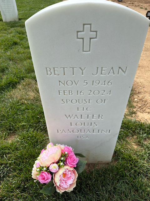 Flower delivery for Betty Jean Pasqualini