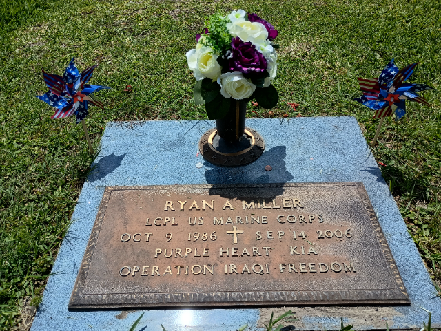 Flower delivery for Ryan Adam Miller