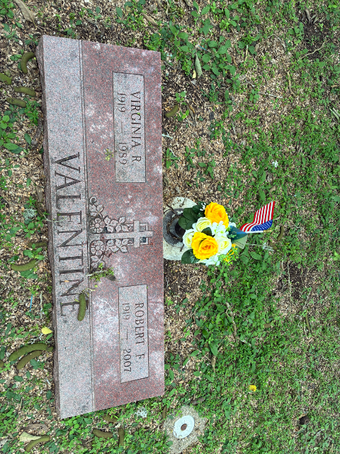 Flower delivery for Robert Frank Valentine