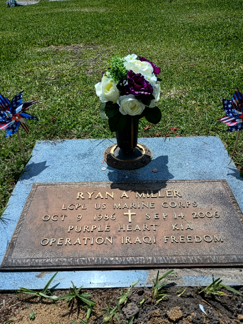 Flower delivery for Ryan Adam Miller