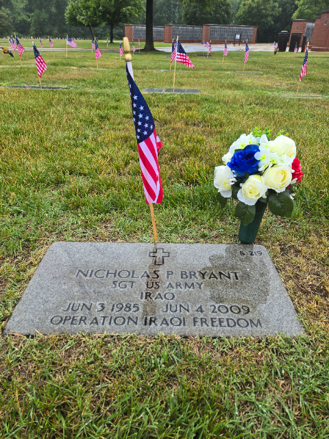 Flower delivery for Nicholas P Bryant