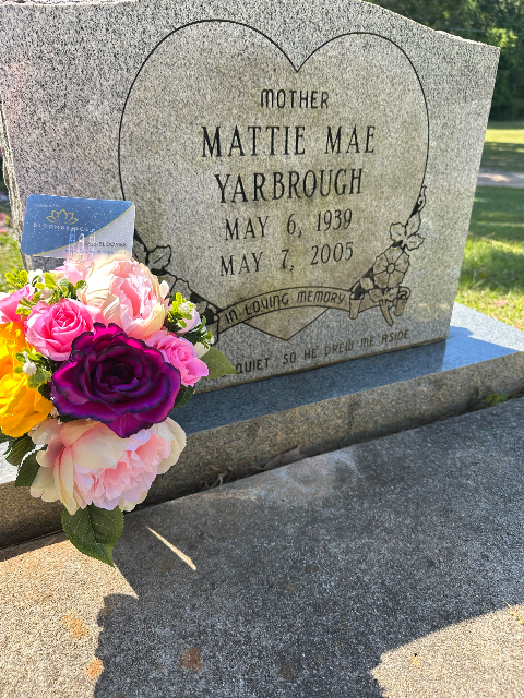 Flower delivery for Mattie Mae Yarbrough