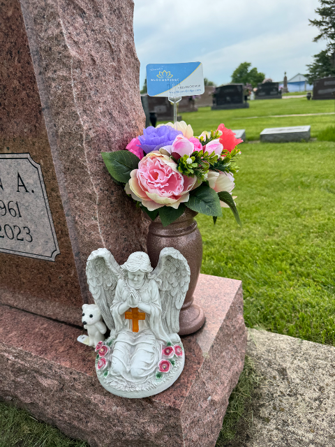 Flower delivery for Kathleen A. Baker