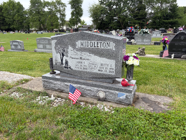 Flower delivery for Betty Jo Middleton