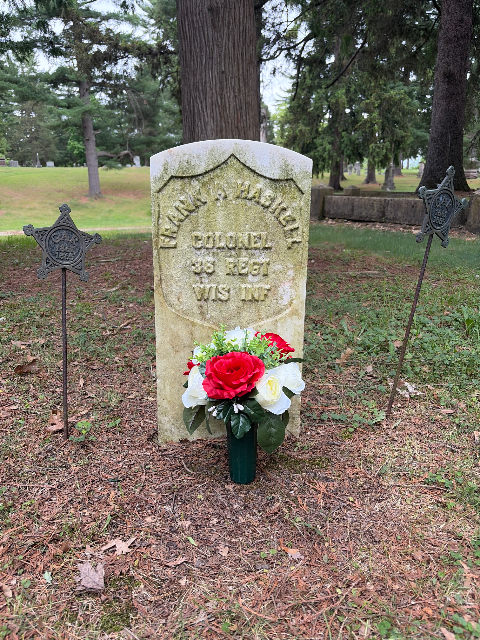 Flower delivery for Frank Aretas Haskell
