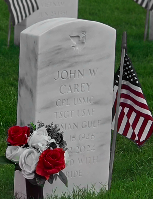 Flower delivery for John William Carey