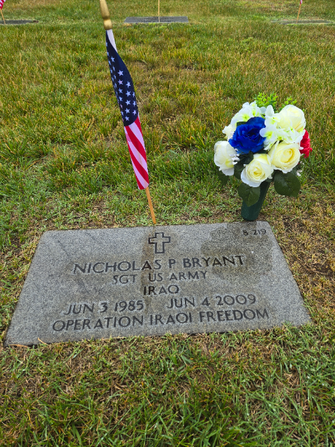 Flower delivery for Nicholas P Bryant