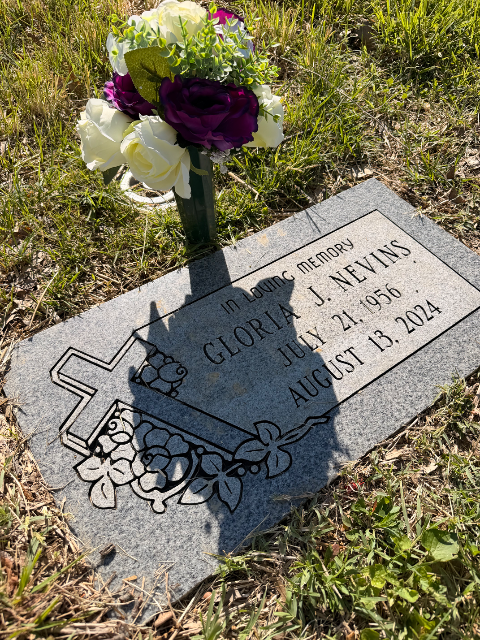 Flower delivery for gloria j nevins