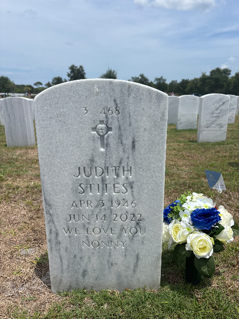Flower delivery for Judith Stites