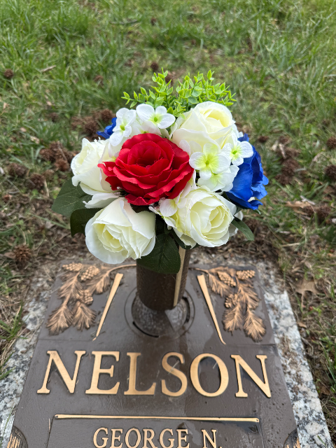 Flower delivery for George N. N. Nelson