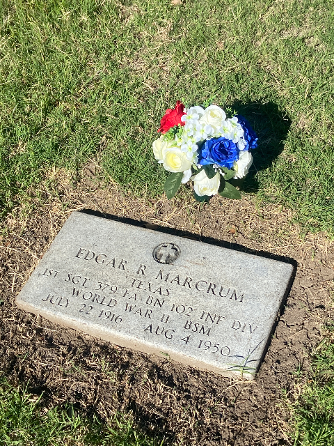 Flower delivery for Edgar Ray Marcrum