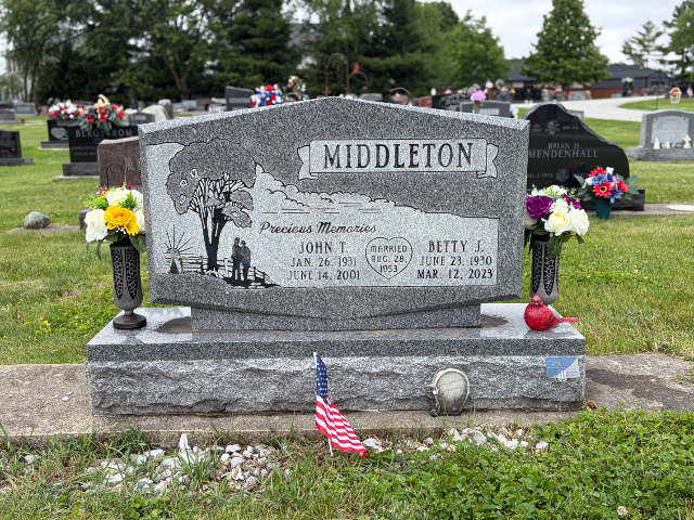 Flower delivery for Betty Jo Middleton