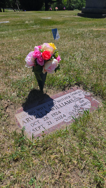 Flower delivery for Arvella Williams