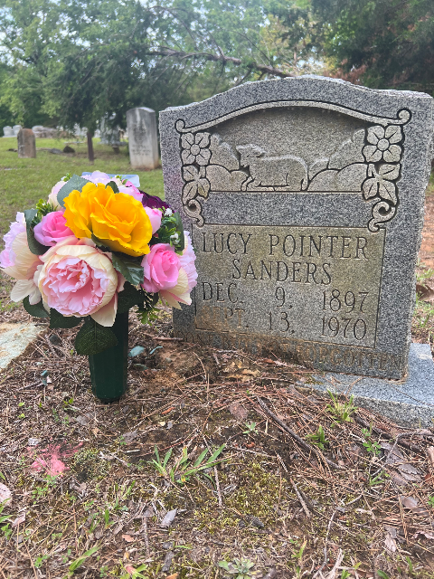 Flowers for Lucy Pointer Sanders