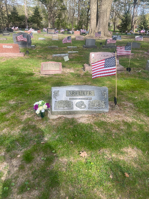 Flower delivery for Donald B. Breuker