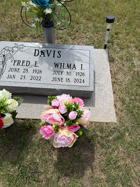 Flower delivery for Wilma I. Thurman Davis