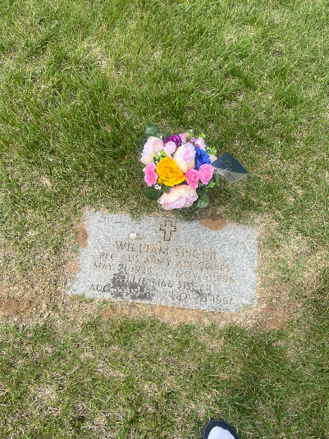 Flower delivery for Willie Mae Spicer