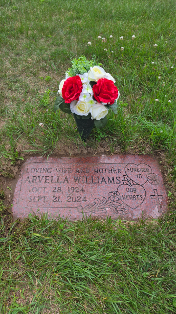 Flower delivery for Arvella Williams