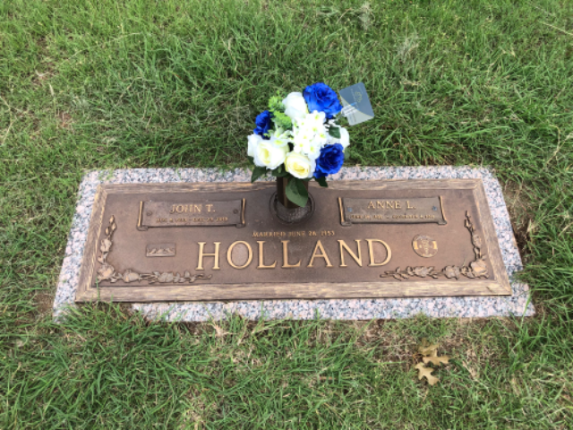 Flower delivery for John Gregory Holland