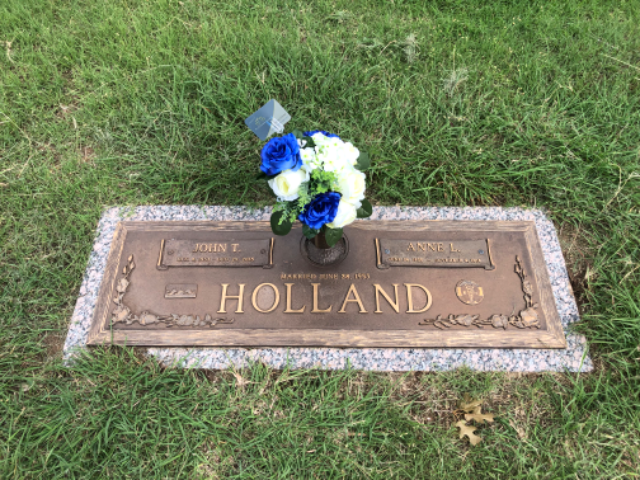 Flower delivery for John Gregory Holland