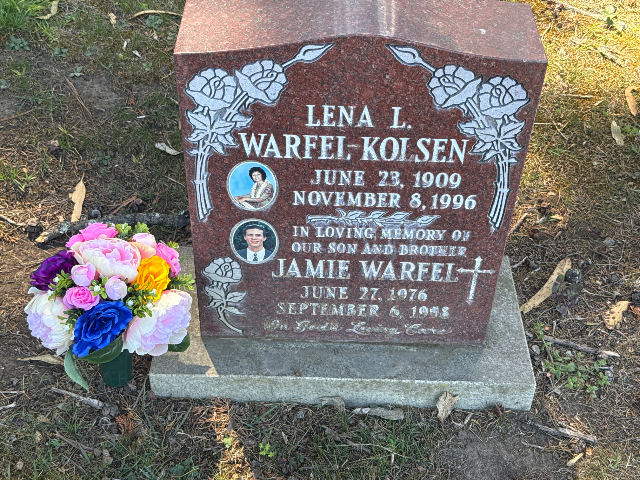 Flower delivery for A. James Warfel